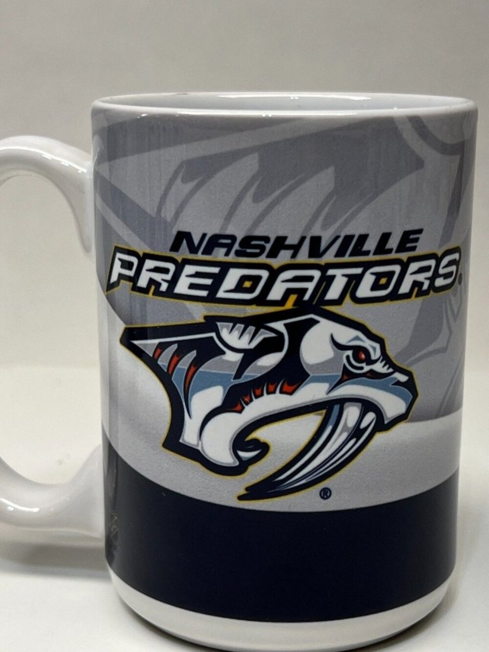 Nashville Predators Coffee Cup 15oz Wave Ceramic Mug NHL Official Merch